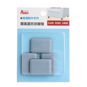 鐵氟龍防刮腳墊-方34x23mm4入