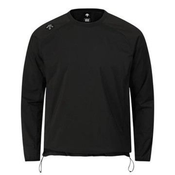 Descente 迪桑特 長袖上衣 男裝 排汗 防潑水 黑 SQ421SWHN6-BLK0