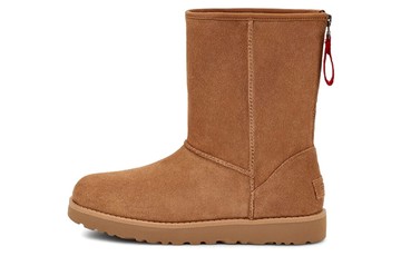 WMNS UGG W CLASSIC SHORT LOGO ZIP