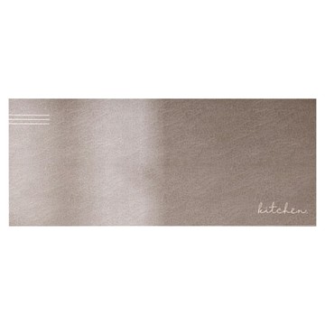 矽藻土吸水防滑廚房地墊/速乾腳踏墊  120 x 45cm  幾何咖啡色