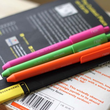 1111 品牌升級慶 PREMEC 瑞士膠墨筆 桃橘綠 三色組合 黑筆芯