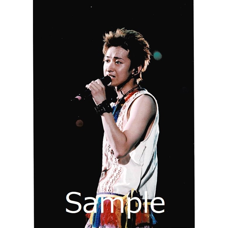 大野智(嵐) 公式生写真/SUMMER TOUR 2005 One・ライブ・衣装白 
