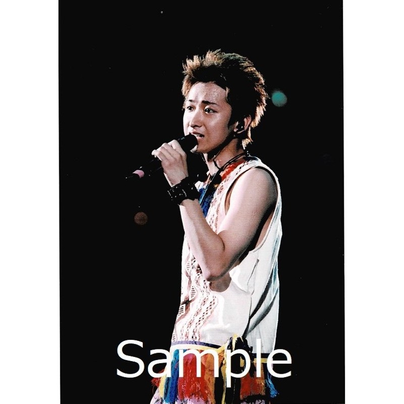 大野智(嵐) 公式生写真/SUMMER TOUR 2005 One・ライブ・衣装白×赤×青