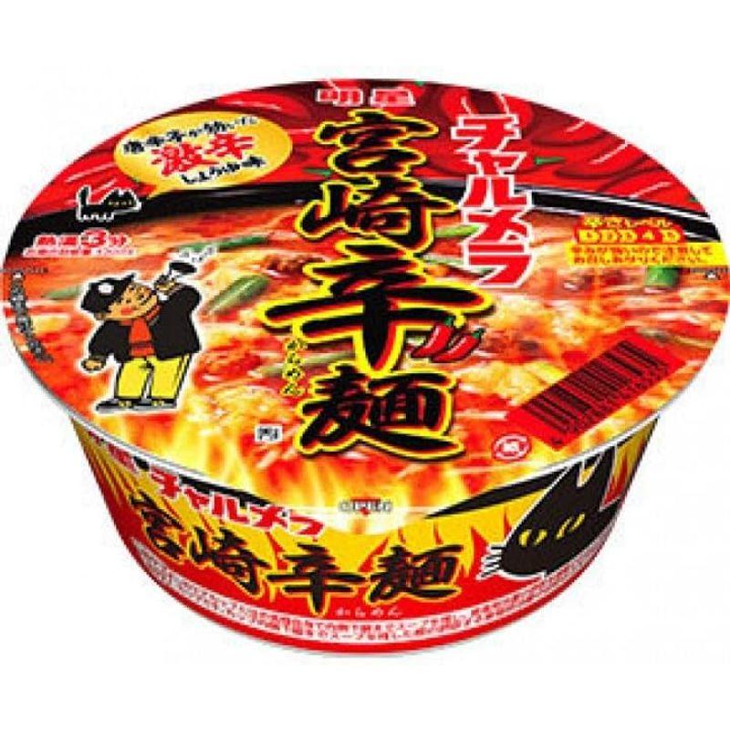 明星食品 チャルメラどんぶり 宮崎辛麺 77g×12個入