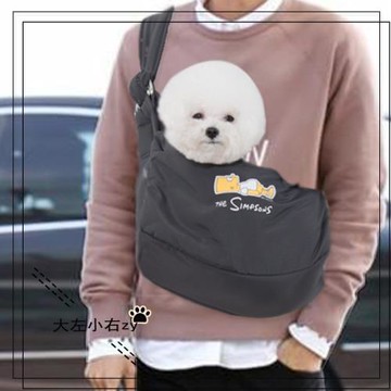 寵物狗狗外出便攜單肩胸前斜挎背包小型犬泰迪貴賓外出寵物袋貓包