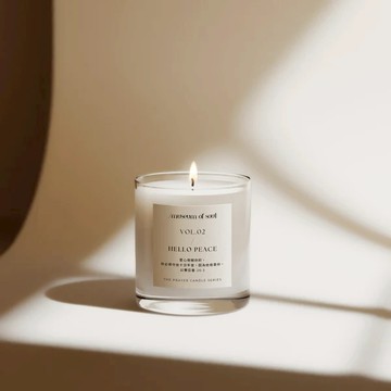Vol.02 HELLO PEACE 平安 | 祈禱燭光香氛蠟燭 170g