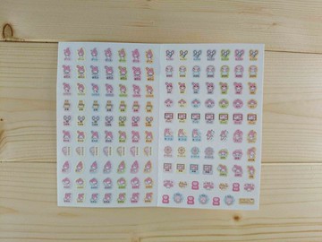 【震撼精品百貨】My Melody 美樂蒂 行事曆用貼紙-老鼠 震撼日式精品百貨