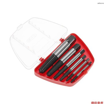 6件套螺釘取出器 斷頭斷釘螺絲取出器 3-22mm 2016146