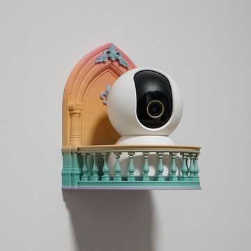 🔥台灣出貨🔥 監控支架免釘牆上置物架免打孔攝像頭監控家用室內外壁掛攝像架