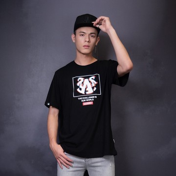 IZZVATI-雜訊牛角短T