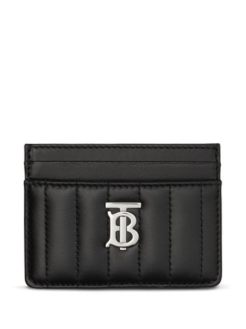 Burberry - Lola quilted card case - women - Lambskin - One Size - Black