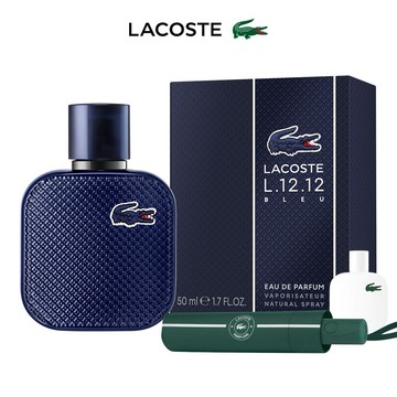 新品【LACOSTE】經典深藍淡香精50ml(贈品牌摺疊傘+隨機小香乙瓶)快速出貨