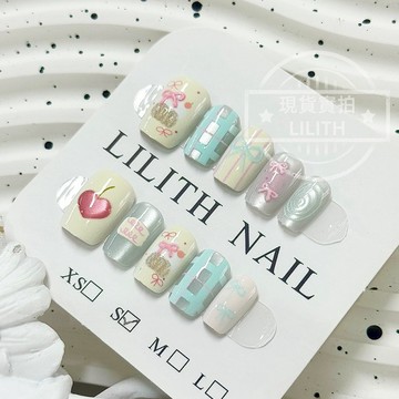 可隔日到貨！甜度超標 貓眼穿戴甲 可拆卸顯白百搭光療穿戴甲 美甲貼片 美甲穿戴甲 甲片 假指甲 指甲貼