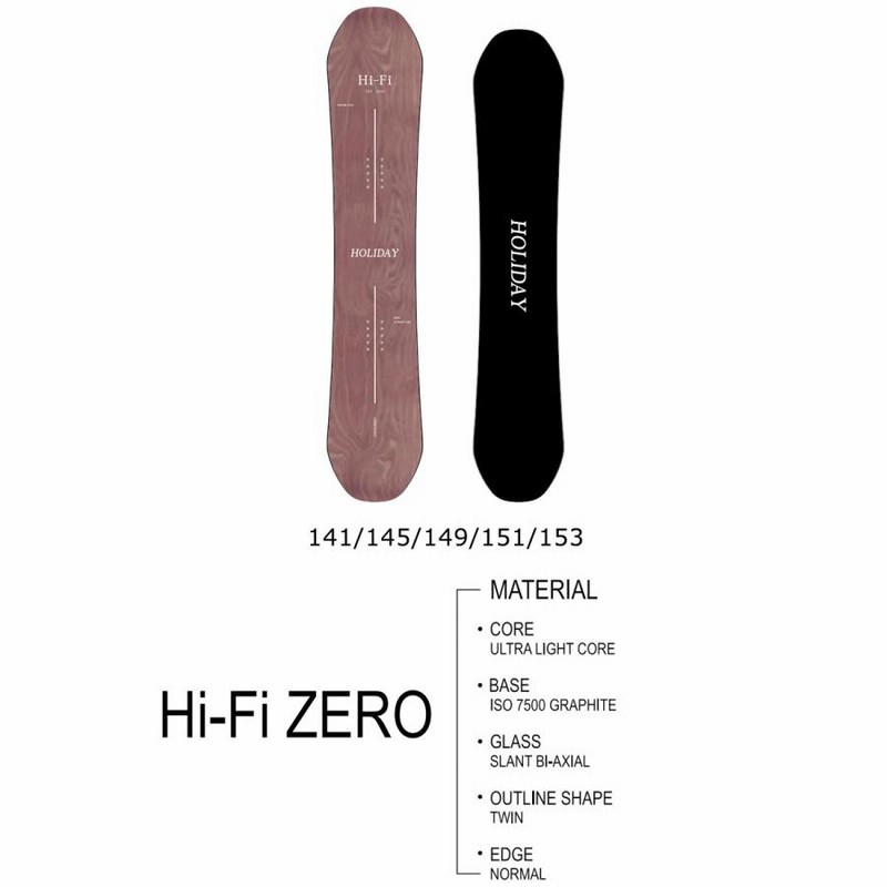 24-25 HOLIDAY/ホリデー Hi-Fi ZERO ハイファイゼロ メンズ レディース 