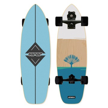 陸地沖浪板S7彈簧橋雙重轉向免登男女成人滑板模擬沖浪練習34in板【北歐居家生活】