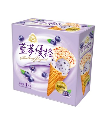 杜老爺藍莓優格甜筒