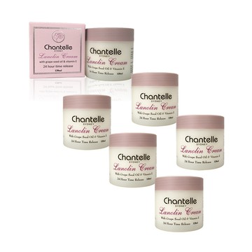 乳霜 Chantelle 綿羊霜含葡萄籽油及維他命E (6入組 120ml/罐)