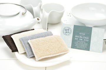 KEYTOSS Mini Me -日式餐具清潔菜瓜布 4入 (11.5*8*0.6cm)