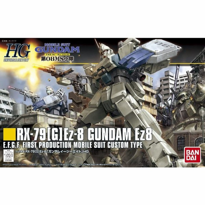 新品 Hguc 1 144 Rx 79 G Ez 8 ガンダムez8 機動戦士ガンダム 第08ms小隊 ガンダム プラモデル ガンプラ 通販 Lineポイント最大get Lineショッピング