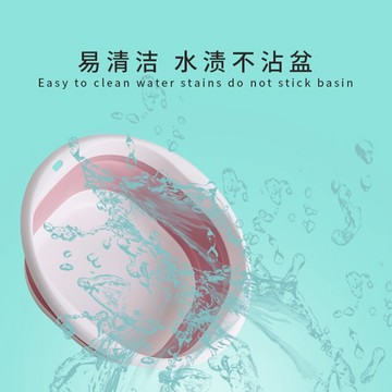 洗臉盆家用可折疊便攜式嬰兒洗衣盆旅行洗腳盆加厚小號洗菜塑料盆