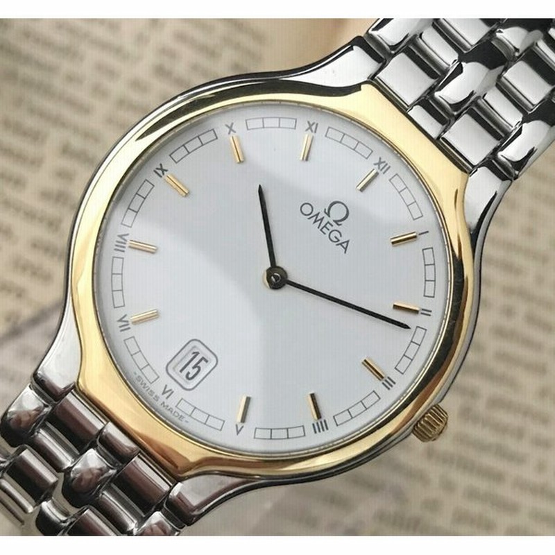仕上げ済み オメガ デビル シンボル Omega De Ville メンズ腕時計 中古 18金 Ss クオーツ ヴィンテージ アンティーク 通販 Lineポイント最大0 5 Get Lineショッピング