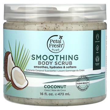 Petal Fresh, 全淨，舒緩身體磨砂膏，椰子香，16 盎司（473 毫升）