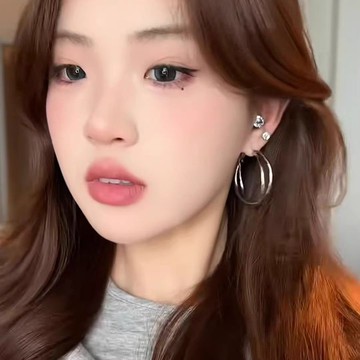 免運🔮簡約氣質誇張雙層交叉耳圈耳環女2025新款獨特設計感耳釘耳飾抗敏 飾品 純銀 耳環 耳飾 耳針 耳墜 耳環 女生