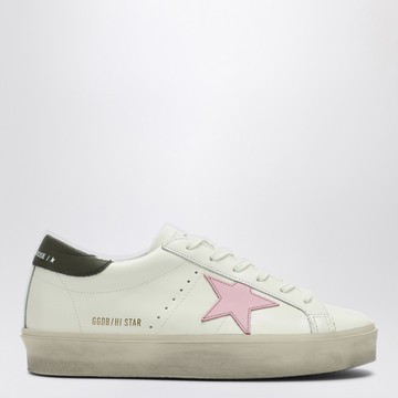Sneaker Hi Star white/pink/dark green