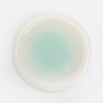 查莉強化瓷點心盤24.2cm 映湖青