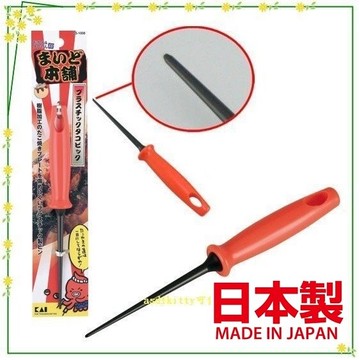 asdfkitty*日本製 貝印紅柄樹脂多用途挑棒-章魚燒.雞蛋糕.鯛魚燒.紅豆餅-鬆餅...可用 DS-1008