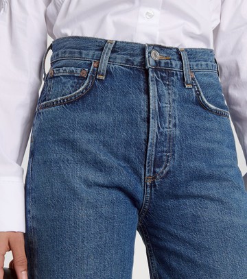 Agolde Ren high-rise cropped straight jeans