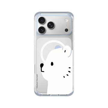 iPhone 17 Pro Max ClearX (MagSafe 兼容) 冰透藍 - 白白日記 Darylhochi - 側面