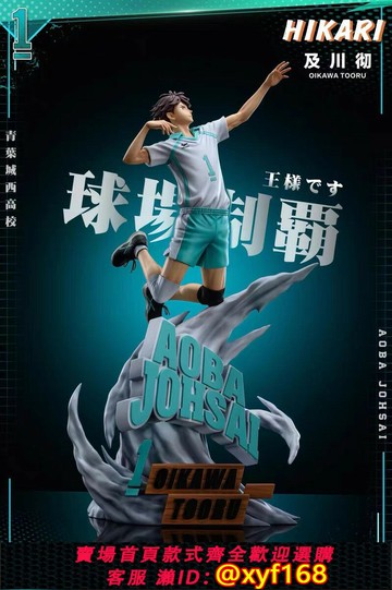 {保固一年 可打統編}熱愛gk【現貨原膜】HIKARI 排球少年 第三彈 及川徹 雕像手辦