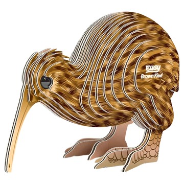 EuGy 3D立體紙拼圖 6歲以上適用 紙/塑膠（PP）  布朗奇異鳥  1個  24片