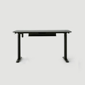 伊登電動升降辦公桌 120cm 黑
