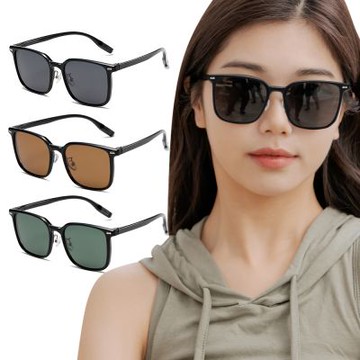 ALEGANT經典百搭TR90方框寶麗來偏光墨鏡│UV400方框太陽眼鏡│露營用品│戶外用品