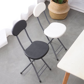 椅子家用懶人便攜休閑凳子折疊靠背電腦椅時尚簡約辦公室創意餐椅