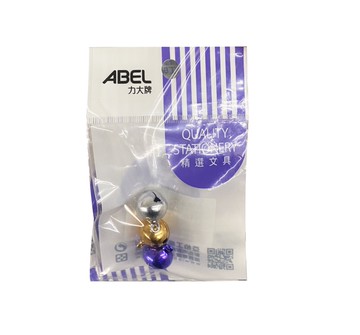 ABEL 力大 67047 14mm吉祥銅鈴 (袋裝) 3入【APP滿額下單10%點數(單一帳號最高1000點)】4/30止