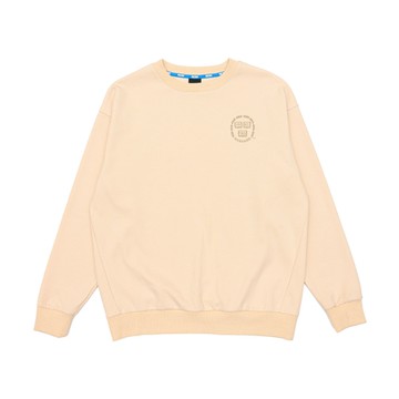 NCAA 長袖 大學T 哈佛 米白 大LOGO 印花 男 7255100601