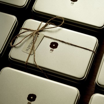 鐵盒花果茶包組 (可客製化雕刻)