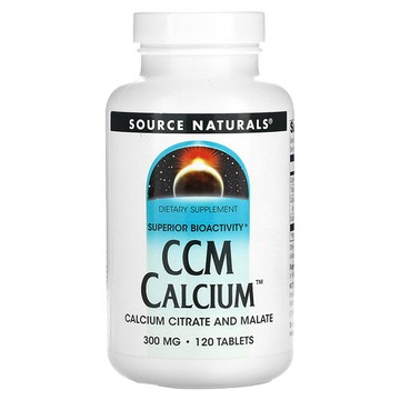 Source Naturals, CCM 鈣，300 毫克，120 片