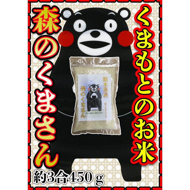 お米 米 450g 白米 送料無料 熊本県産 森のくまさん お試し米 約3合 新米 令和5年産 くまモン くまもとのお米 富田商店 とみた商店