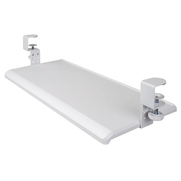 AIDATA 愛得他 人體工學可調高度鍵盤架 大面板  白色  1個