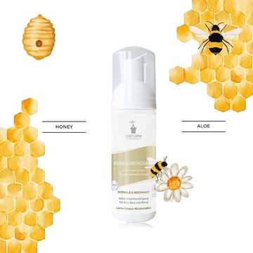 【有機溫和】BIOTURM 有機蜂蜜洗臉慕斯 150ml