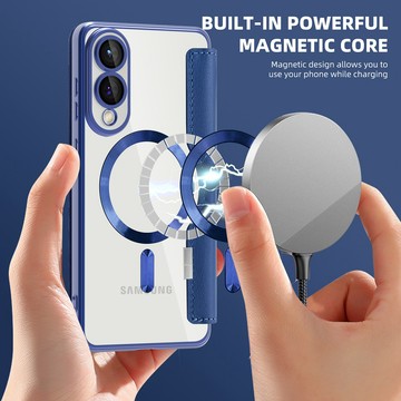 S25 系列殼 【ACE-CASE】SAMSUNG Galaxy S25 Edge 金盾磁吸 翻蓋式皮套手機殼保護殼