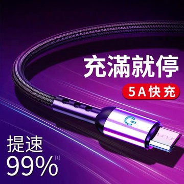 iPhone數據線充電線器 Type-C線 提速快充加長閃充 智能指示燈