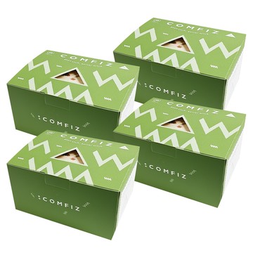COMFIZ 康菲 大童3D立體醫療口罩 適用7~12歲  20片  好運魯道夫 卡其色  4盒