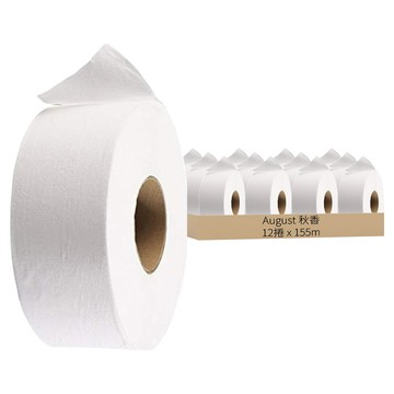 August 秋香 大捲筒  155M  1箱  12捲