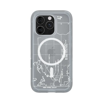 iPhone 16 Pro AirX 流變灰 - NASA - 火箭軌跡 (White)