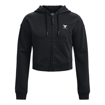 【UNDER ARMOUR】UA 女 Pjt Rock Hwt Terry 連帽外套 1377446-001